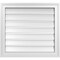 Ekena Millwork Vertical Surface Mount PVC Gable Vent: Functional, w/ 2"W x 1-1/2"P Brickmould Frame, 24"W x 22"H GVPVE24X2202SF - alternate 1
